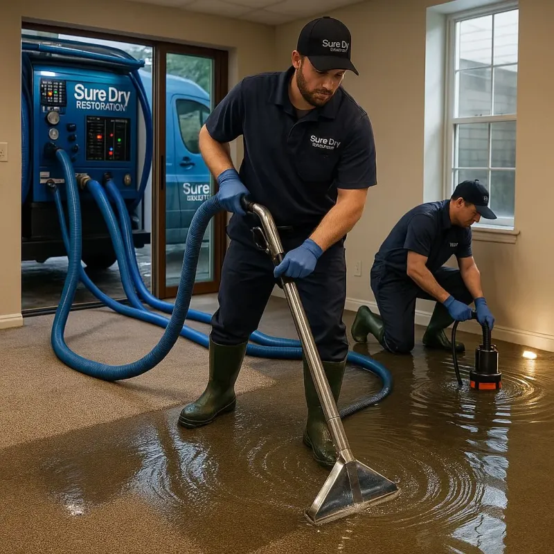 Water Extraction and Removal process in Effort, PA
